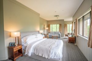After fishing at one of the best spots in Ontario, relax in your cozy hotel room.