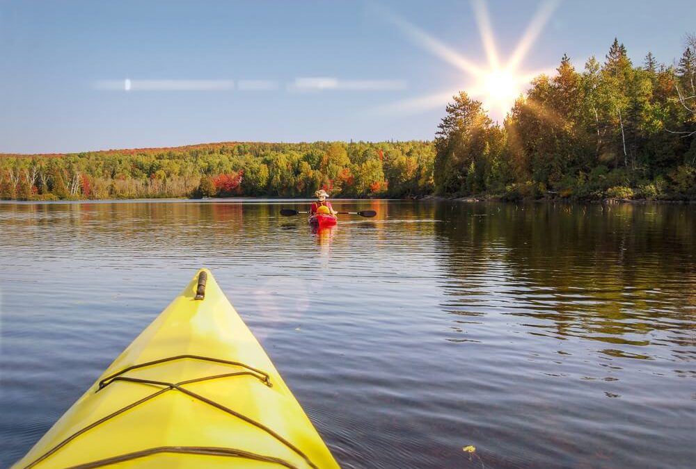 Kayaking is just one of the many things to do in Algonquin Park.